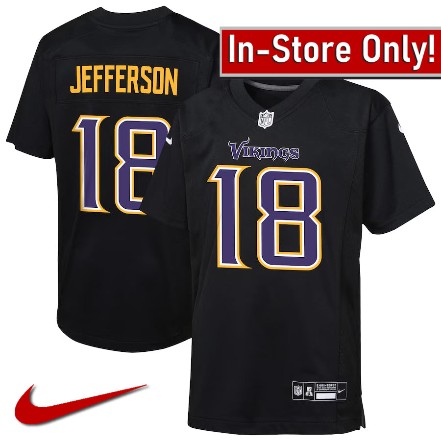 AVAILABLE IN-STORE ONLY! Justin Jefferson Youth Minnesota Vikings
