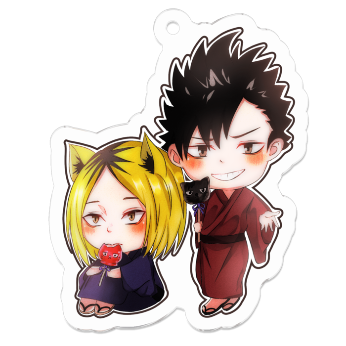 ハイキュー】黒尾鉄朗＆狐爪研磨 夏祭りアクキー - StudioNary☆KaChaN