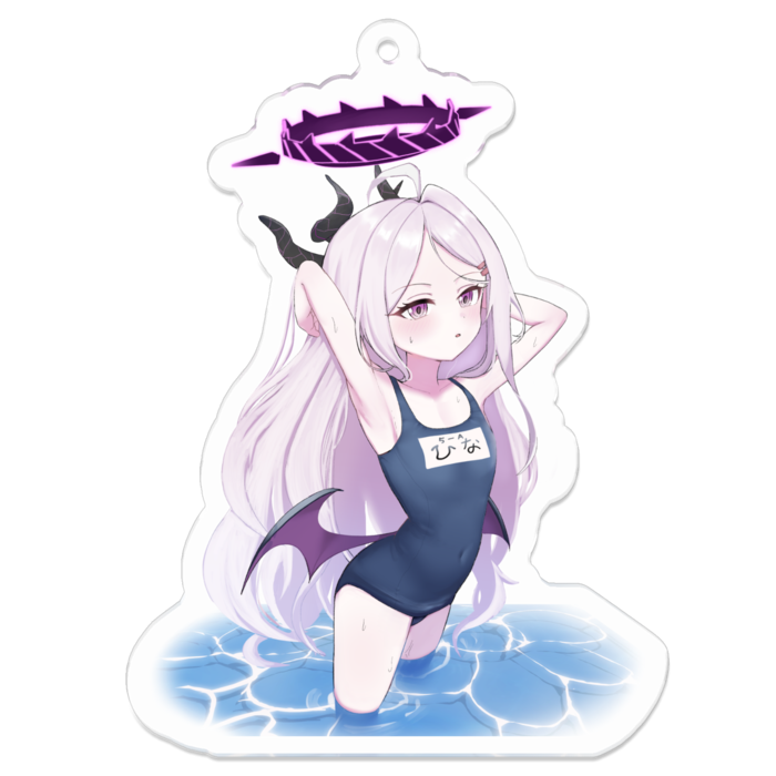 アクリルキーホルダー ブルアカ 空崎ヒナ（水着 - kaopero - BOOTH