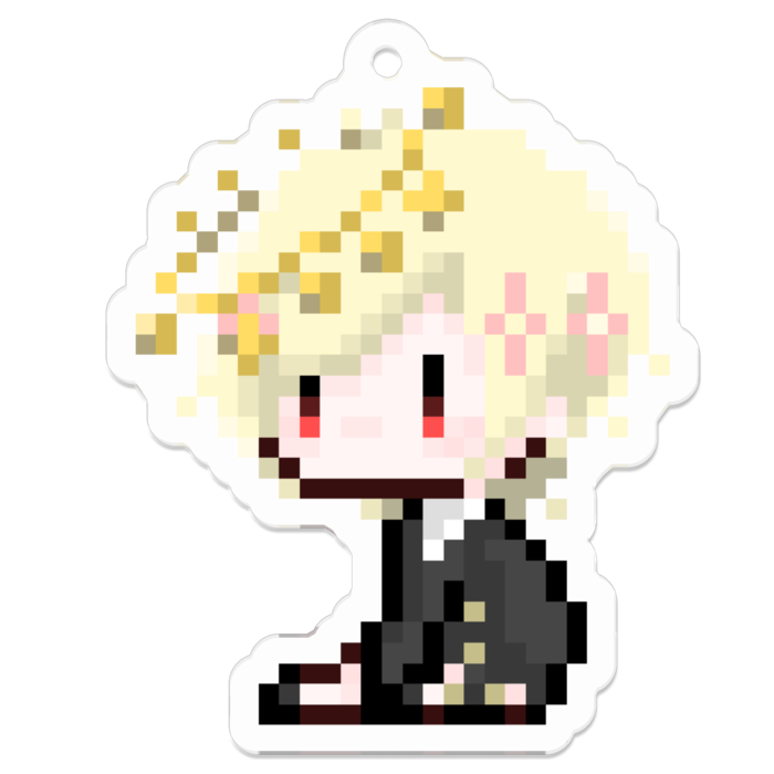 キミガシネ ドット絵 ピクセルアート アクリルキーホルダー キミガシネ