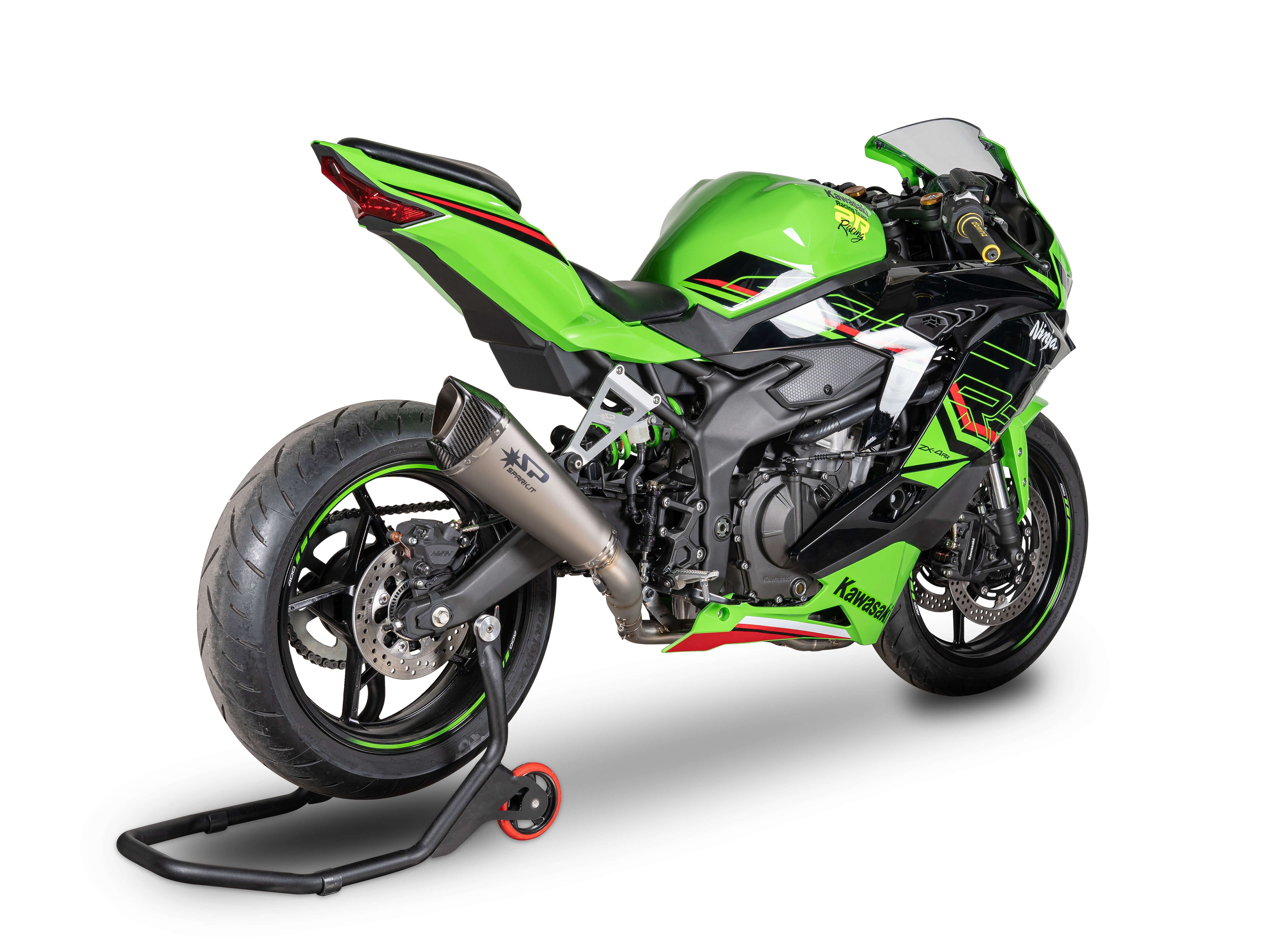 SPARK Kawasaki ZX-4RR Racing Titanium Exhaust System – Factory Racing