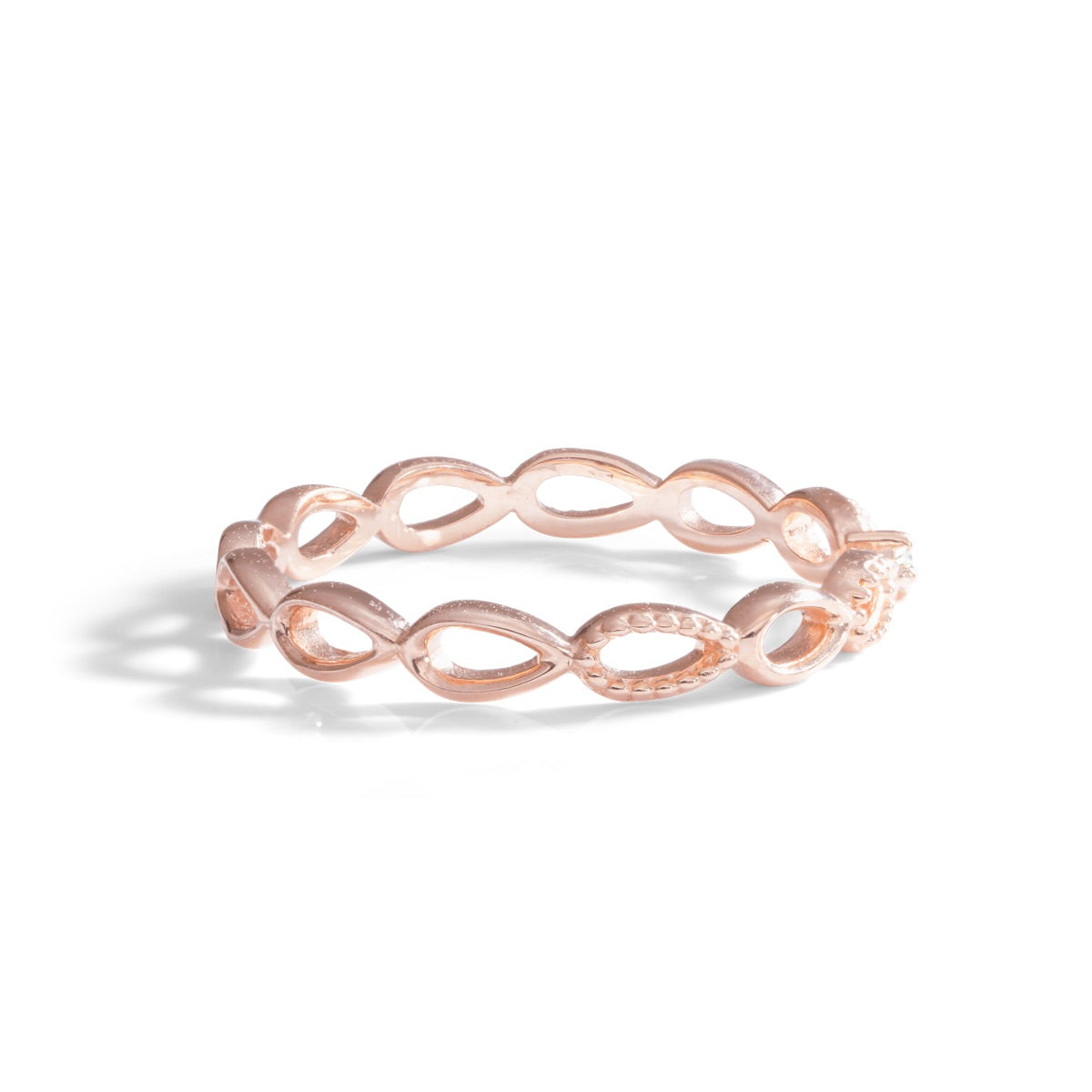 ピンキーリング K10PG ピンクゴールド ダイヤモンド 1石 0.001ct