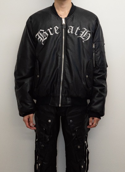 BREATH ( ブレス ) - BREATH x FOSTEX GARMENTS FAUX LEATHER BOMBER