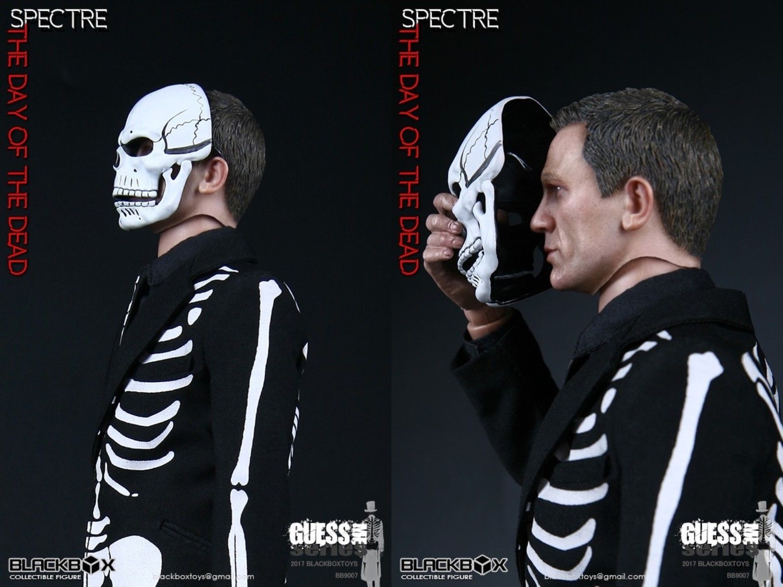 Black Box Toys 1/6 Spectre Day of the Dead James Bond Daniel Craig