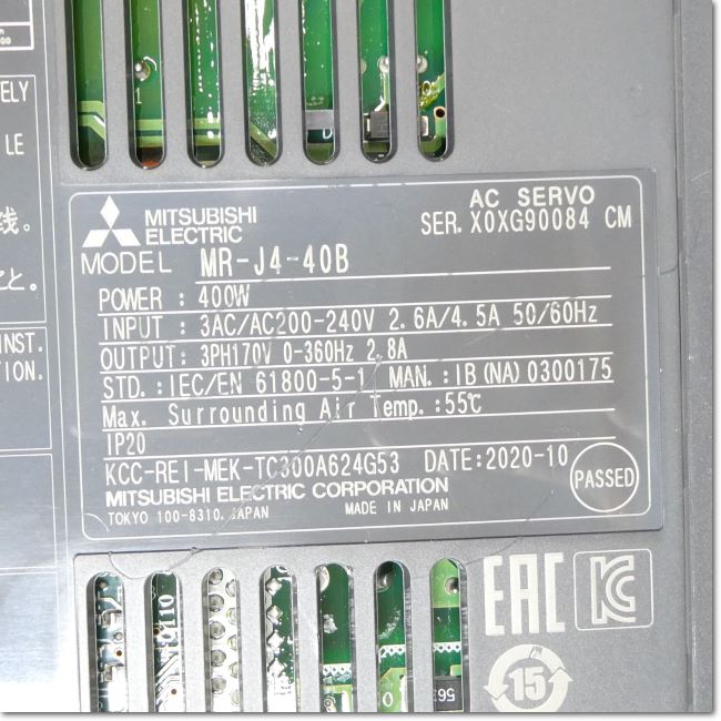 FA機器ドットコム / MR-J4-40B サーボアンプ 三相または単相AC200-240V