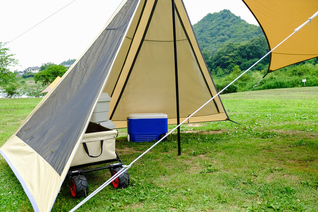 タープオプション]ユニフレーム『Revoフラップ』が便利すぎる | 芋づる