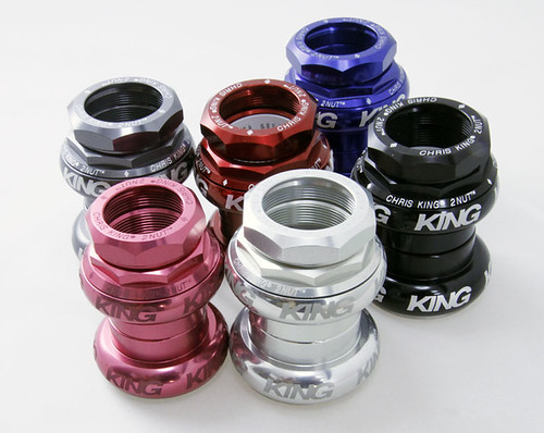 Chris King / 2 nut Threadset /1-1/8/ Various colors - Above Bike Store