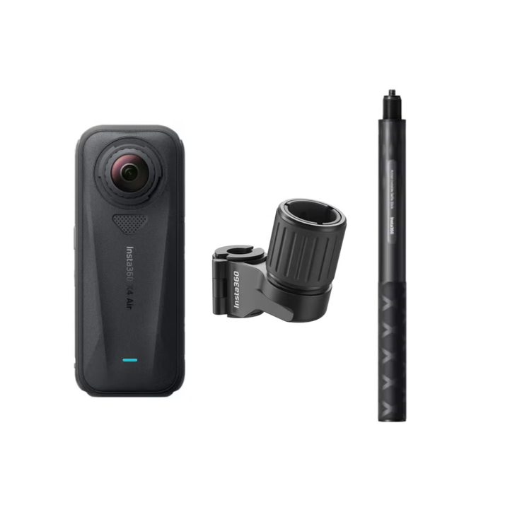 レンタル] Insta360 X4 Air 360度カメラ スキー撮影セット ブラック