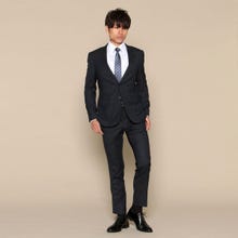 レンタル] ユナイテッドアローズ ストライプ メンズスーツ2点セット