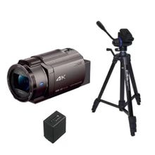 レンタル] ソニー 4Kビデオカメラ FDR-AX45A 三脚＋大容量予備