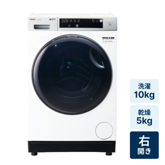 レンタル] アクア【右開き】 AQW-D10P ドラム式洗濯乾燥機 洗濯10kg