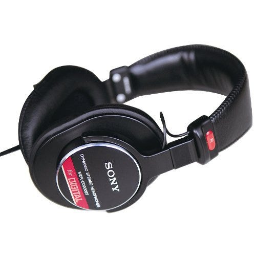 レンタル] SONY 密閉型スタジオモニターヘッドホン MDR-CD900ST