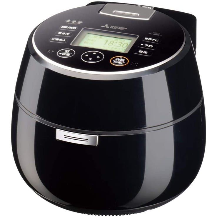 レンタル] [5.5合炊き] 三菱電機 本炭釜 KAMADO NJ-AWB10-B [黒曜] IH