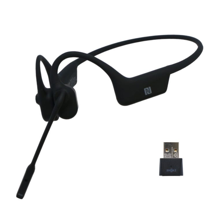 レンタル] shokz OpenComm UC 骨伝導ヘッドセット - Rentio[レンティオ]