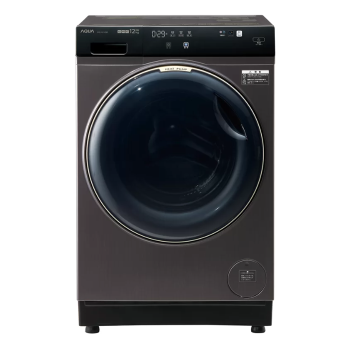 レンタル] アクア 【左開き】AQW-DX12R ドラム式洗濯乾燥機 洗濯12kg