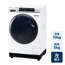 レンタル] SHARP (シャープ)【右開き】洗濯10kg/乾燥6kg ドラム式洗濯