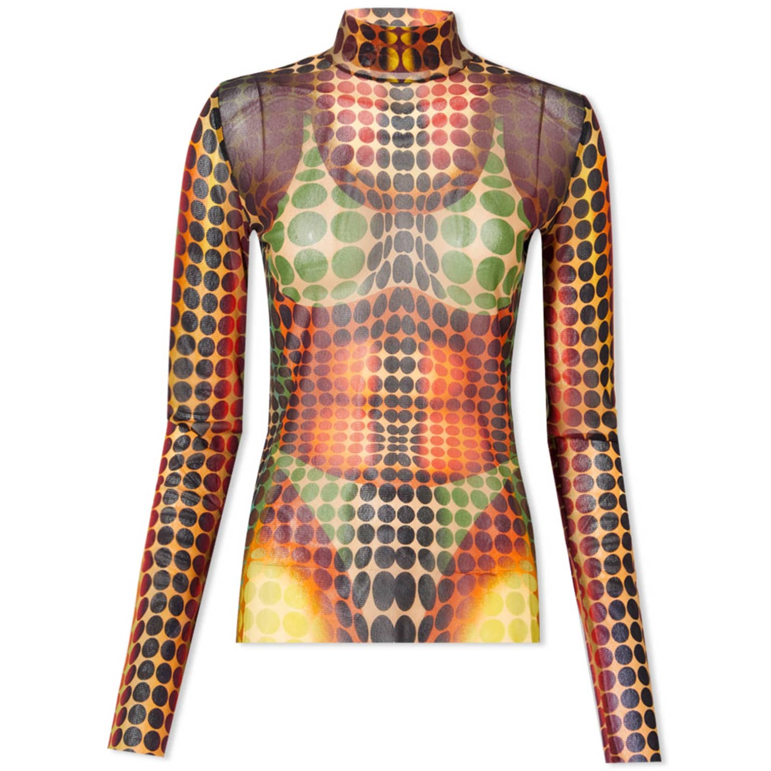 jean-paul-gaultier-orange-dots