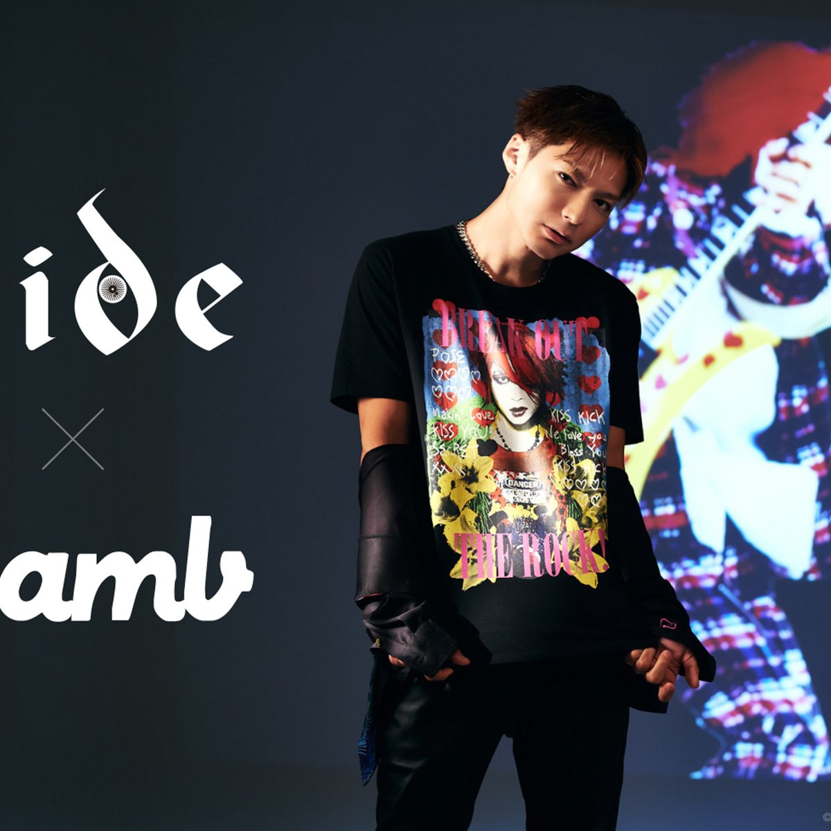 glamb」がhideのヴィジュアルをあしらったコラボアイテム発売、EXILEの