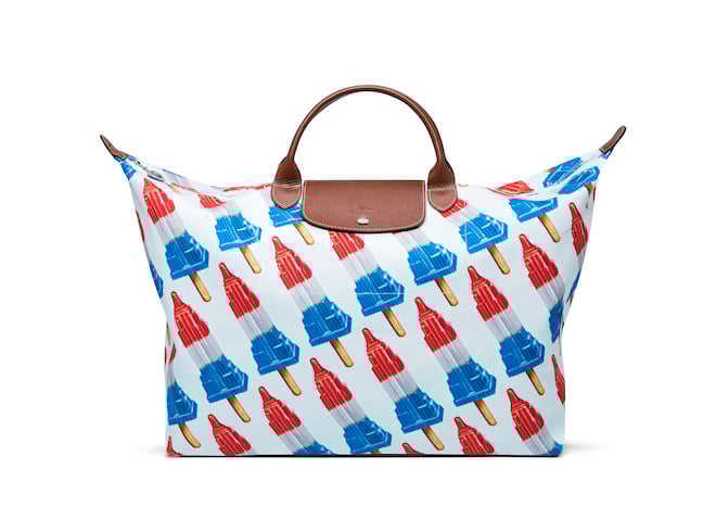 ロンシャン×ジェレミー、アイスキャンディー柄のバッグが登場