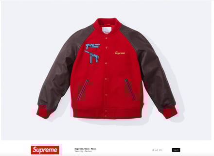 シュプリームが「Aeon Flux」のアートワークを使用したコレクション