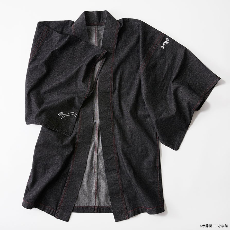 伊藤潤二「うずまき」の絵柄を刺繍したスカジャン発売、連載終了25周年