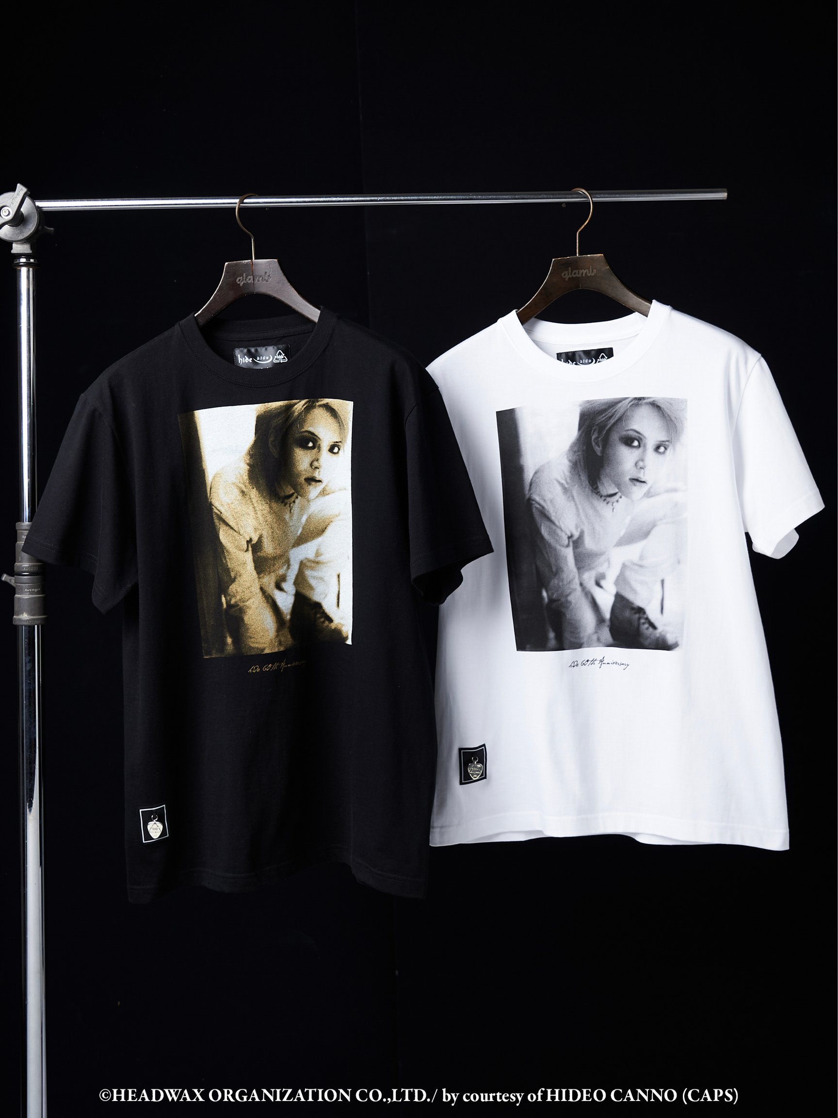 glambが「X JAPAN」のhideとコラボ、ライブ衣装を再構築したアイテム発売