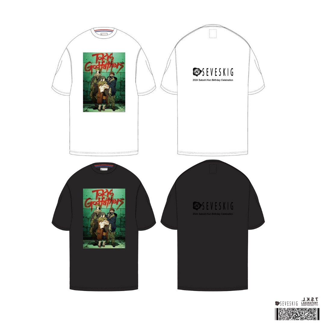 セヴシグが「パーフェクト・ブルー」「千年女優」のTシャツを限定発売