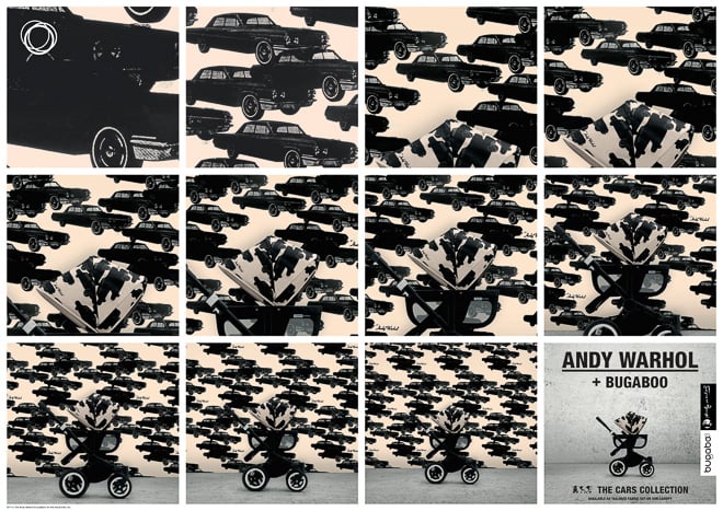 バガブー×アンディ・ウォーホルの限定ベビーカー 全世界で5月発売