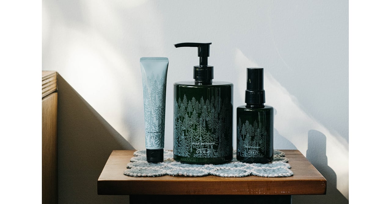 オサジがミナ ペルホネンとコラボ テキスタイル「メッツァ」を