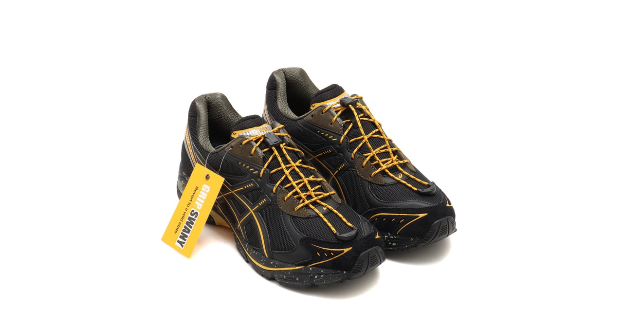 アトモスがアシックスとのコラボアイテムを発売、「グリップ スワニー