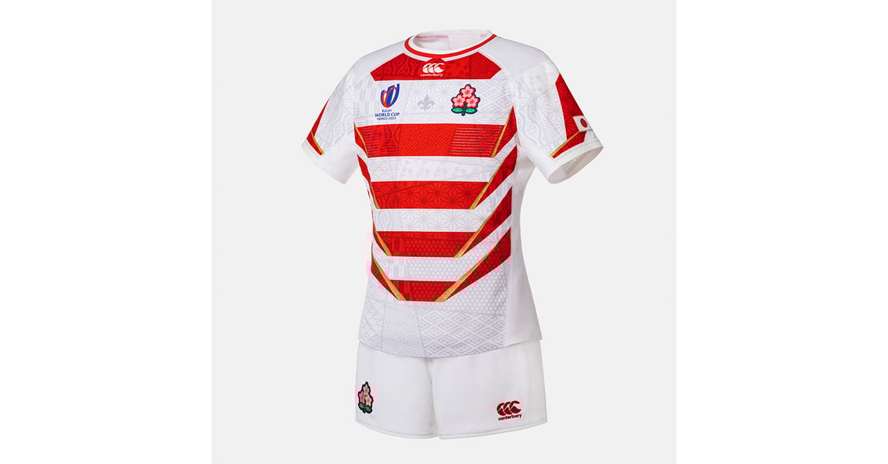 カンタベリーがラグビー日本代表チームの新ジャージを発表、百合の紋章