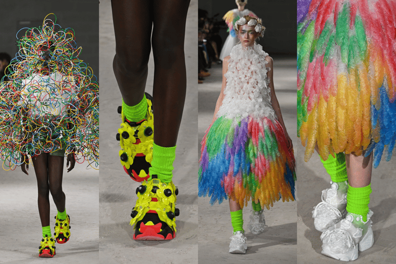 虹色がポジティブに煌めく「ノワール ケイ ニノミヤ」 2024年秋冬