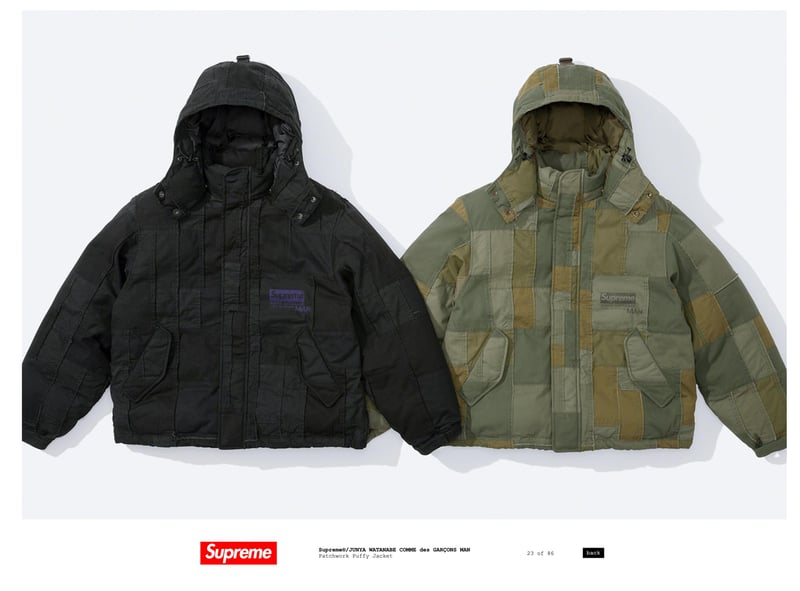 シュプリーム×コム デ ギャルソン・ジュンヤ ワタナベ マンが発売