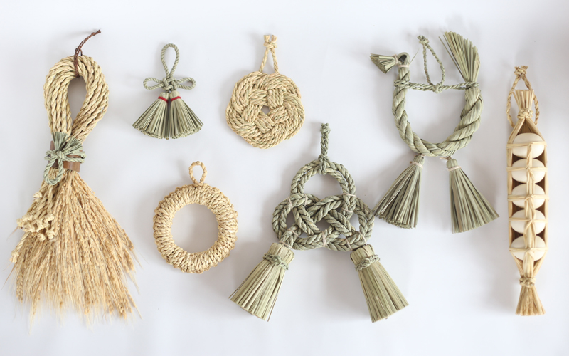 わら細工たくぼ 干支しめ縄 (午) の通販