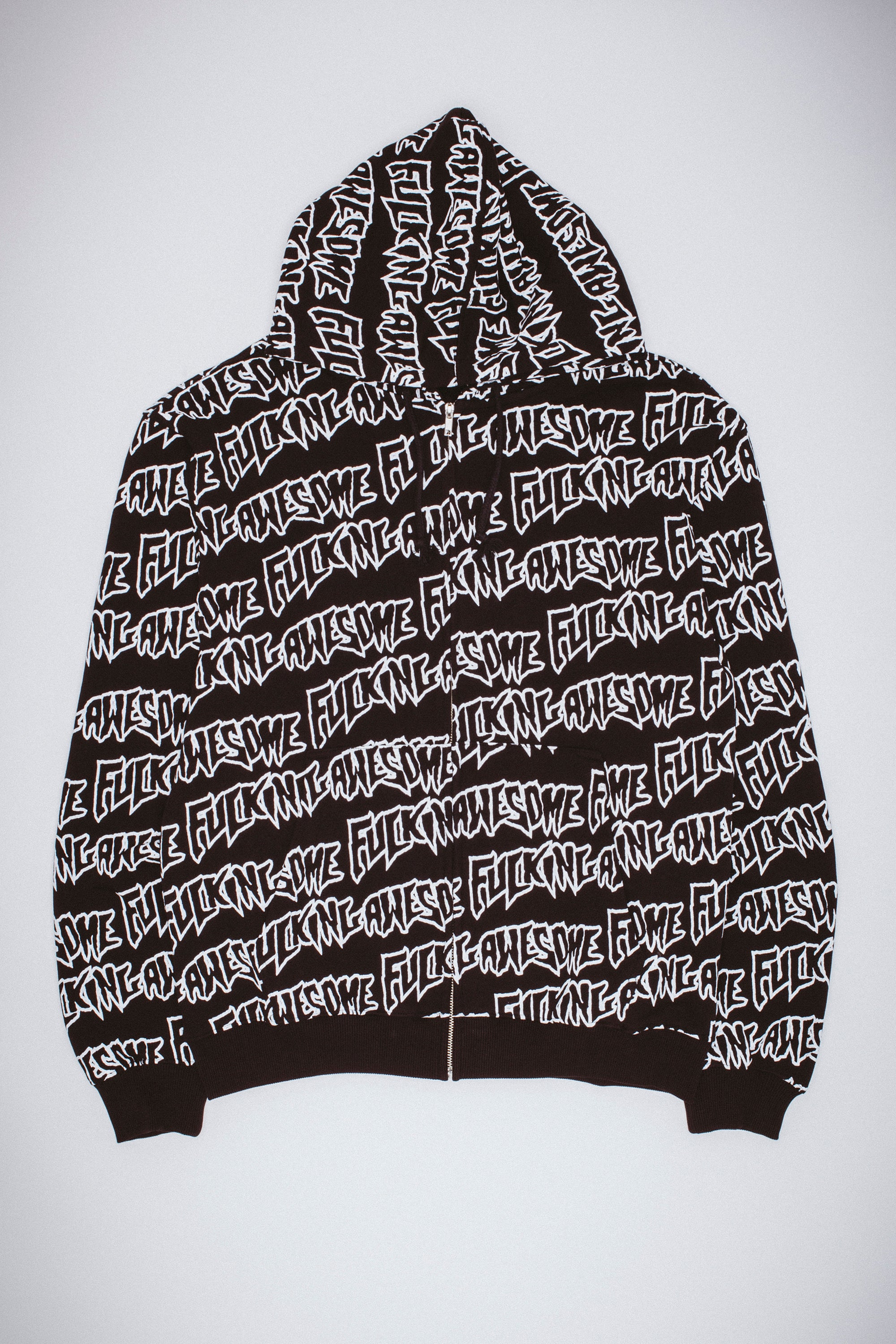 AOP Stamp Zipped Hoodie – Fucking Awesome
