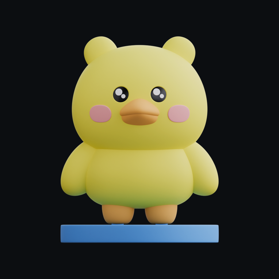 🦆 FIM'S CLUB HONGPPIPPI LE SSERAFIM KPOP・ STL File for 3D