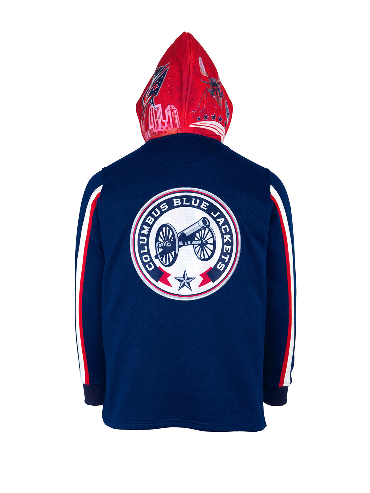 Columbus Blue Jackets Lace Up Hoodie | Official NHL Merchandise