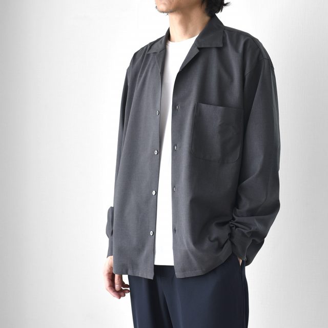 LAMOND（ラモンド）Open Collar Shari Shirts – Daily Blog | FENEST
