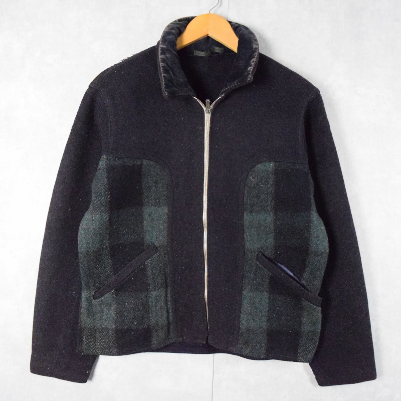 50s 50年代 スポジャケ ウールジャケット チェック│ヴィテージ古着屋