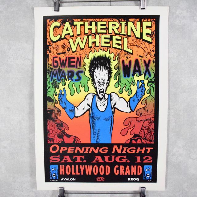 90年代 90s シルクスクリーン ポスター 音楽 ミュージック インテリア