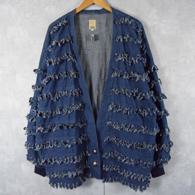 80年代 90年代 80s 90s 総デニム ポーラスウィート コンチョボタン