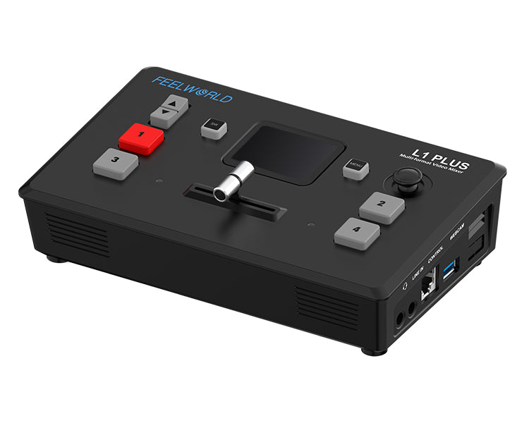FEELWORLD L1 PLUS Multi Camera Video Mixer Switcher Live Streaming