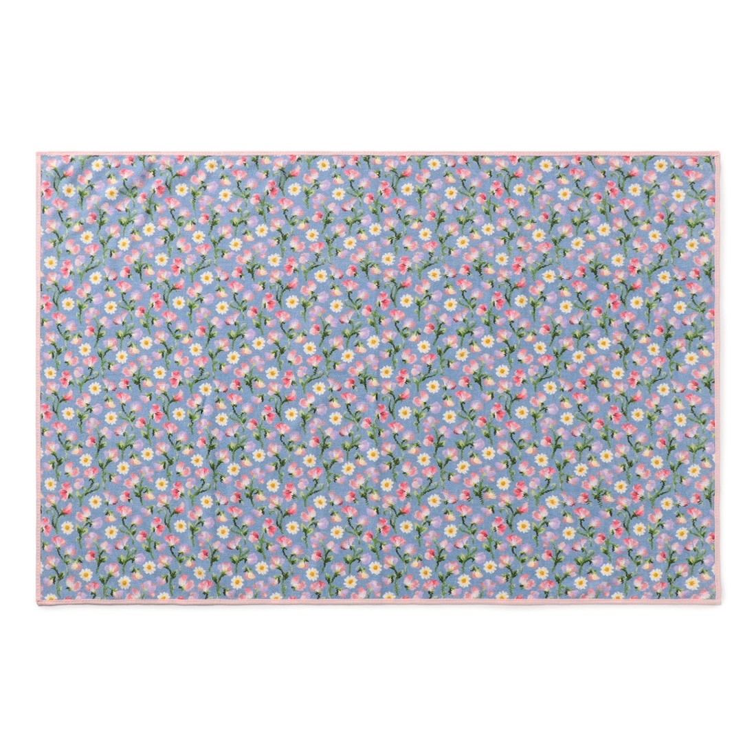 スウィートスイートピー インテリアクロス（WEB限定）(ライトブルー