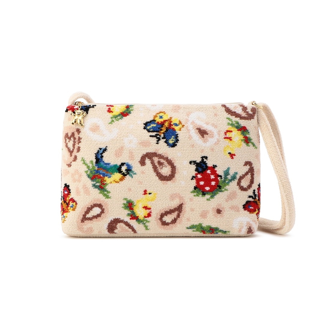 ハイジペイズリー ショルダーバッグ HPY-257007（WEB限定）(ベージュ