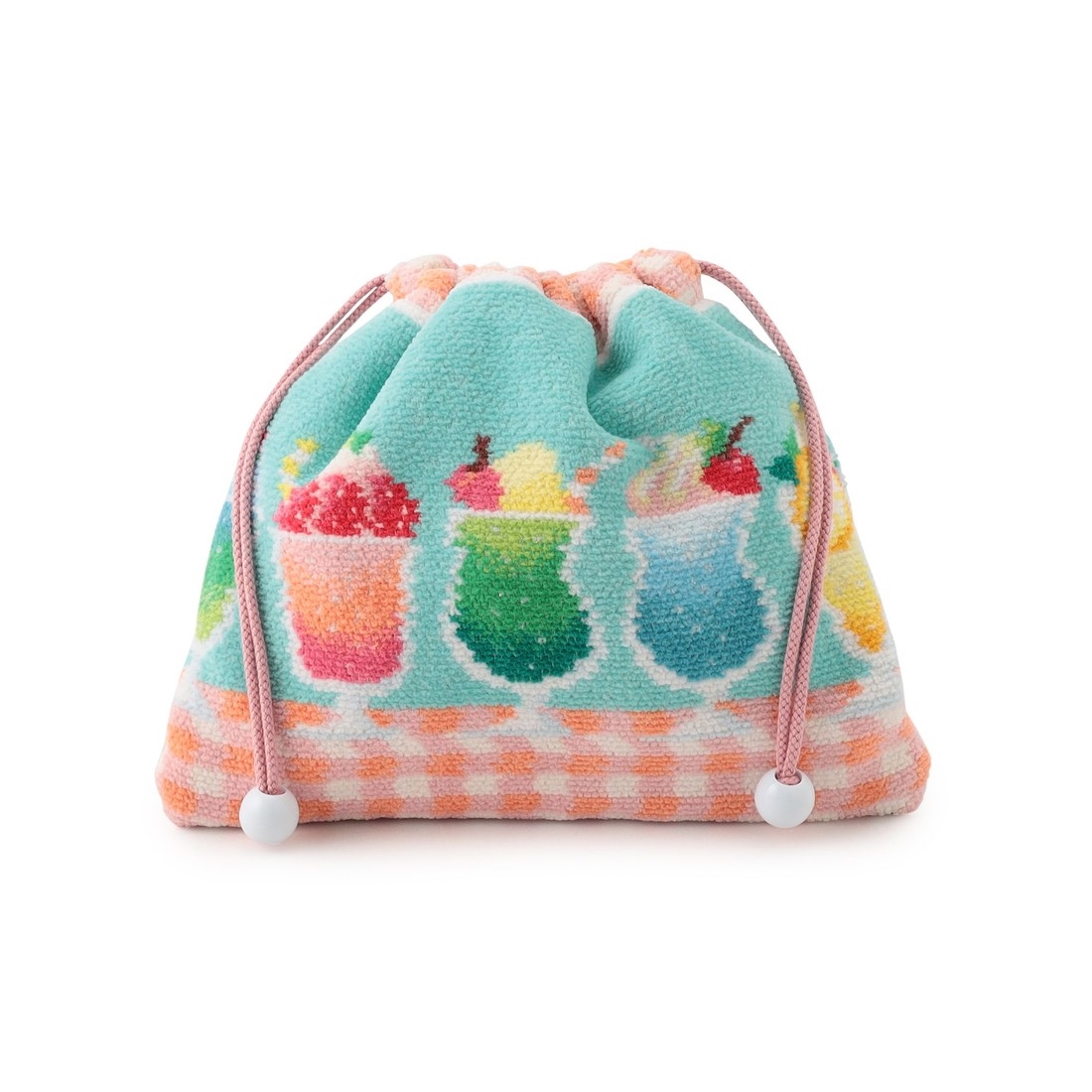 ラブラリーパーラー 巾着 L/LPL-233053(ペールグリーン): LOVERARY BY