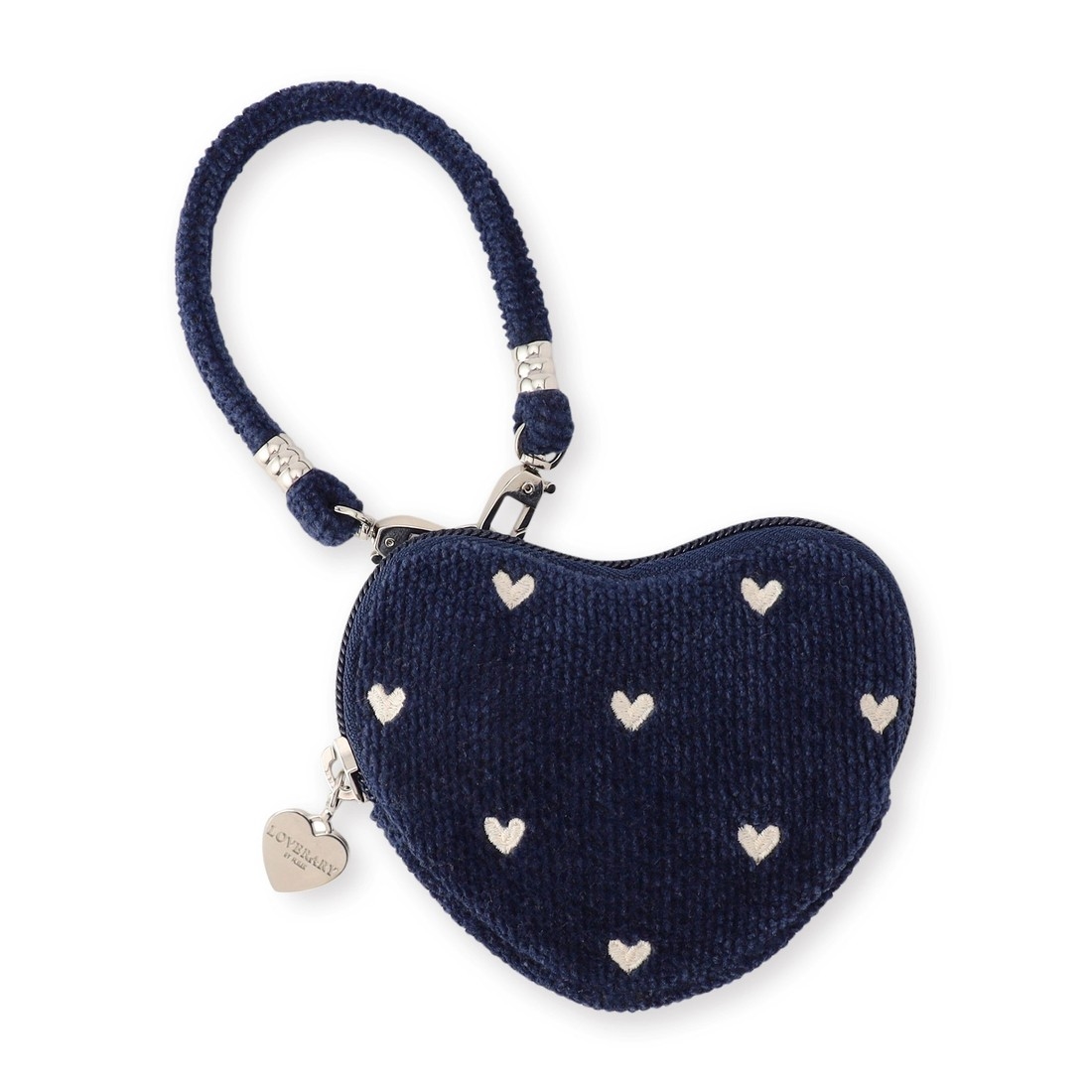 ラブラリーハート ハート型ポーチ L/LRH-243239(ネイビー): LOVERARY