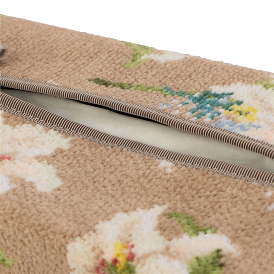 リリーリリー ティッシュボックスカバー LLY-257268(ベージュ): FEILER