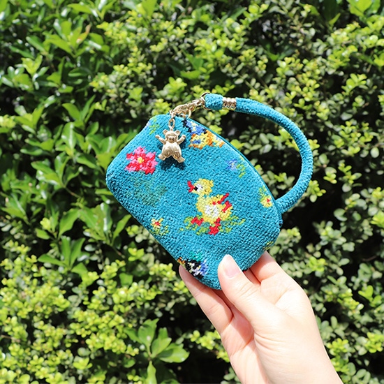 ハイジ サイドポーチ HE-216054（WEB限定）(ブルー): FEILER