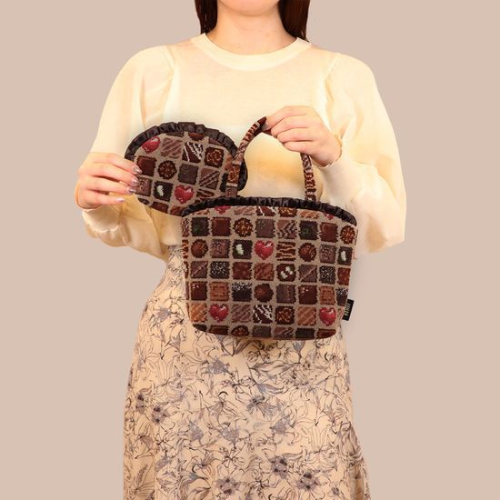 コフレドゥショコラ ポーチ FDC-257064(ベージュ): FEILER｜フェイラー