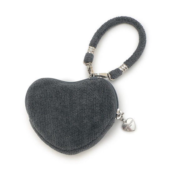 ラブラリーハート ハート型ポーチ L/LRH-257148(グレー): LOVERARY BY